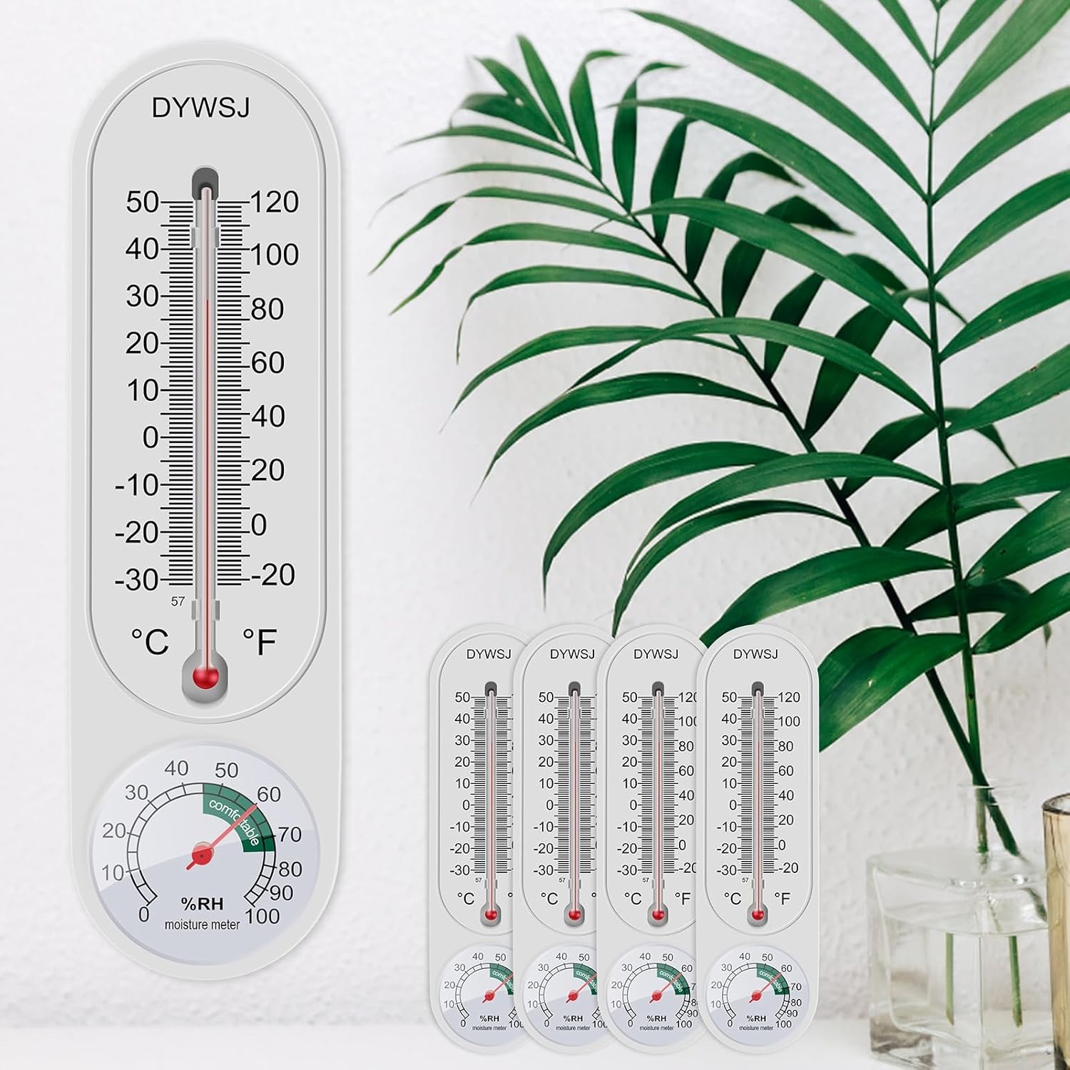 Garden Weather Station - Termometer Higrometer Meter Kelembapan Luar Ruangan/Dalam