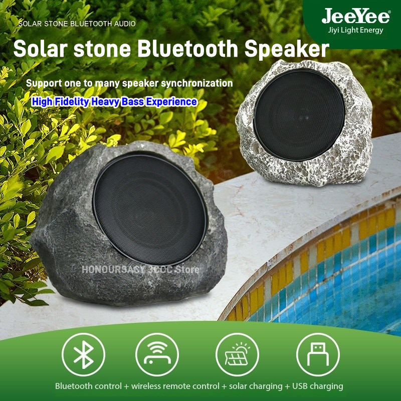 Smart Garden Apple - Speaker Taman Luar Ruangan Nirkabel Bluetooth
