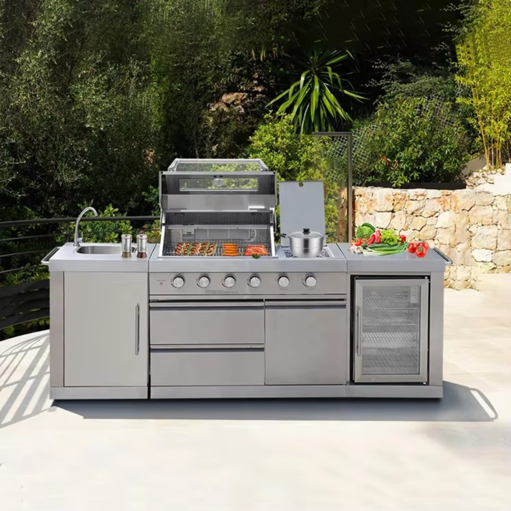 Garden Weather Station - Dapur Luar Ruangan dengan Atap Pelindung,