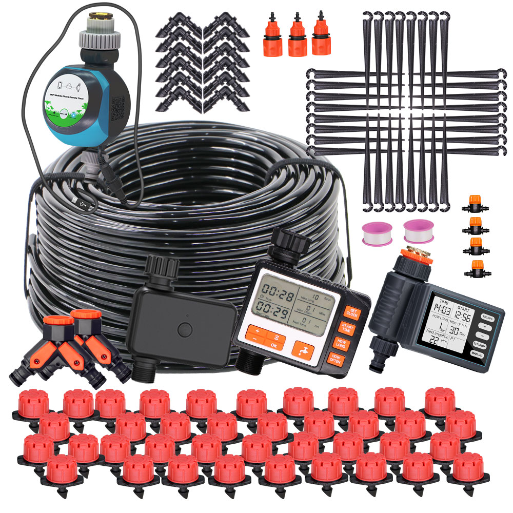 Smart Garden Irrigation System - 50-5M 1/4 inci selang dripper dapat