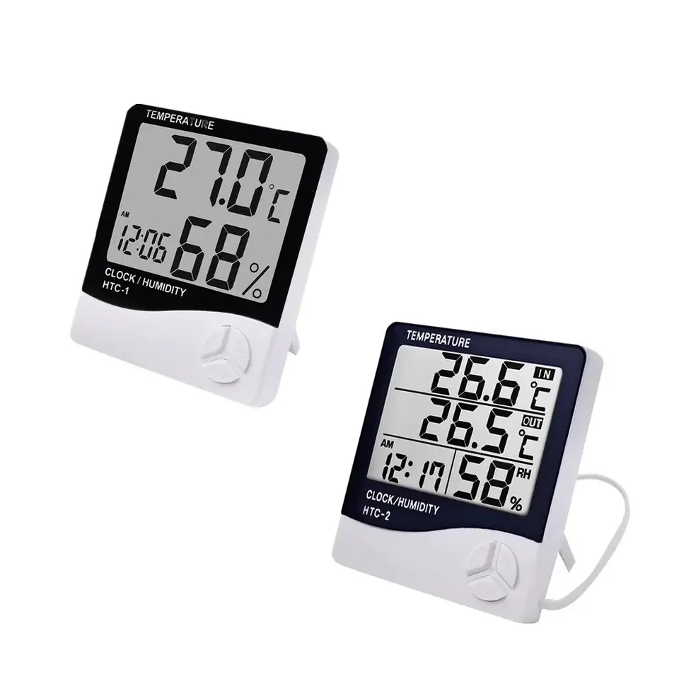 Garden Weather Station - Termometer dan Higrometer Digital LCD Dalam