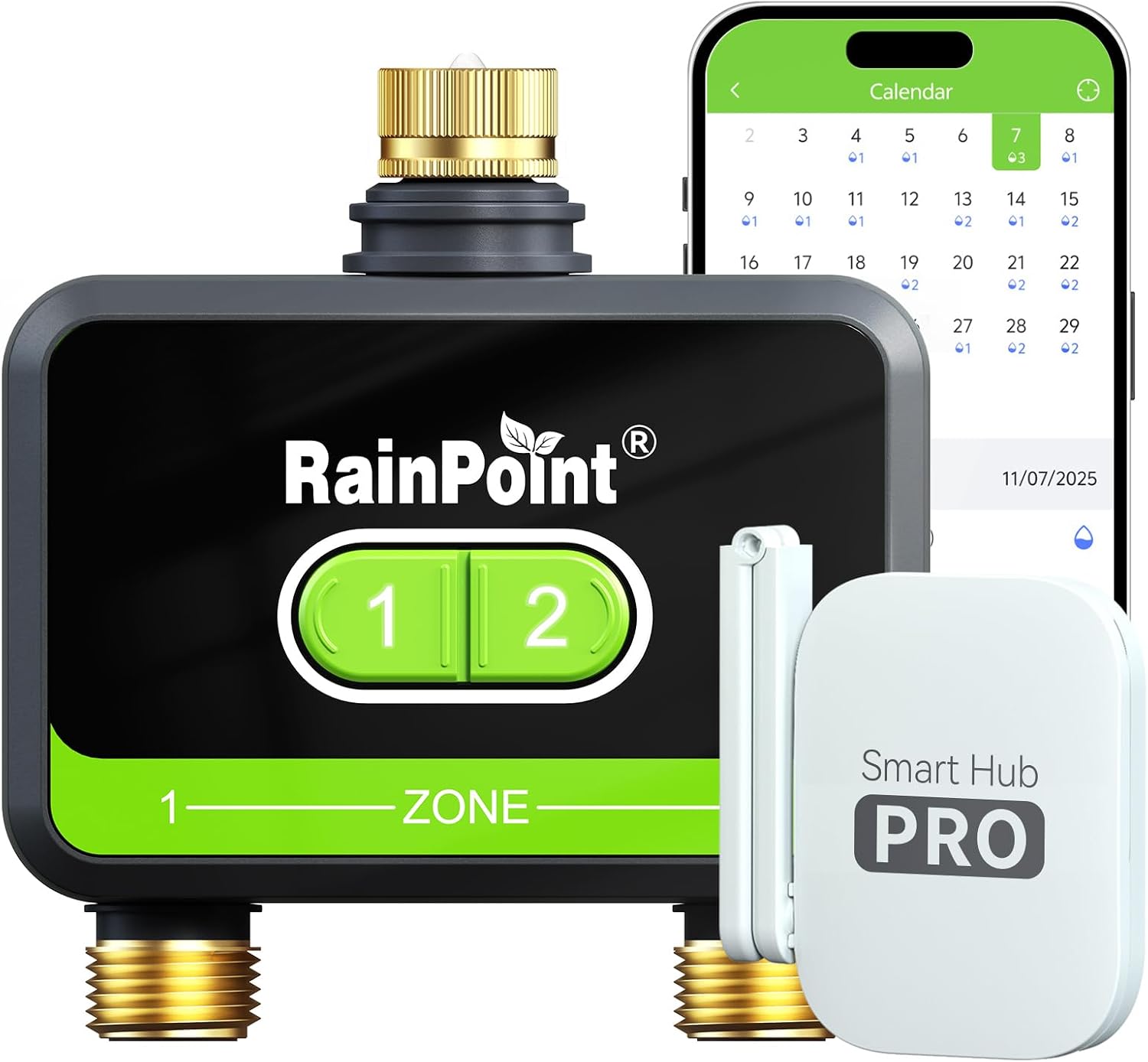 Smart Garden Hose - Timer Air WiFi Pintar 2-Zona untuk