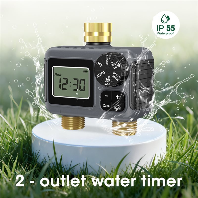 AY14 - Timer Irigasi Otomatis  - Smart Garden Irrigation System ulasan dan harga