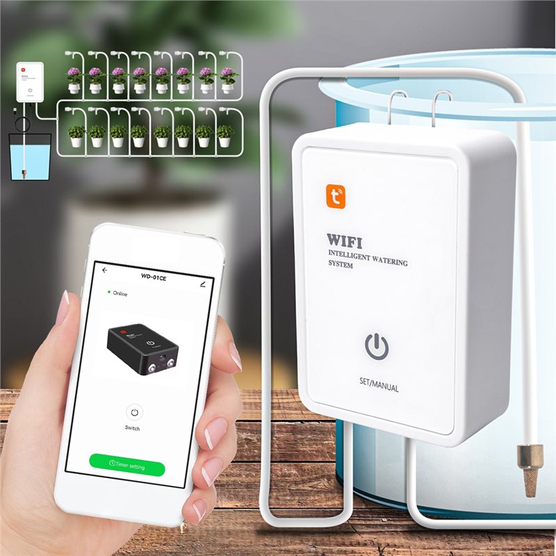 Kit Sistem Irigasi Tetes Otoma - Smart Garden Irrigation System ulasan dan harga