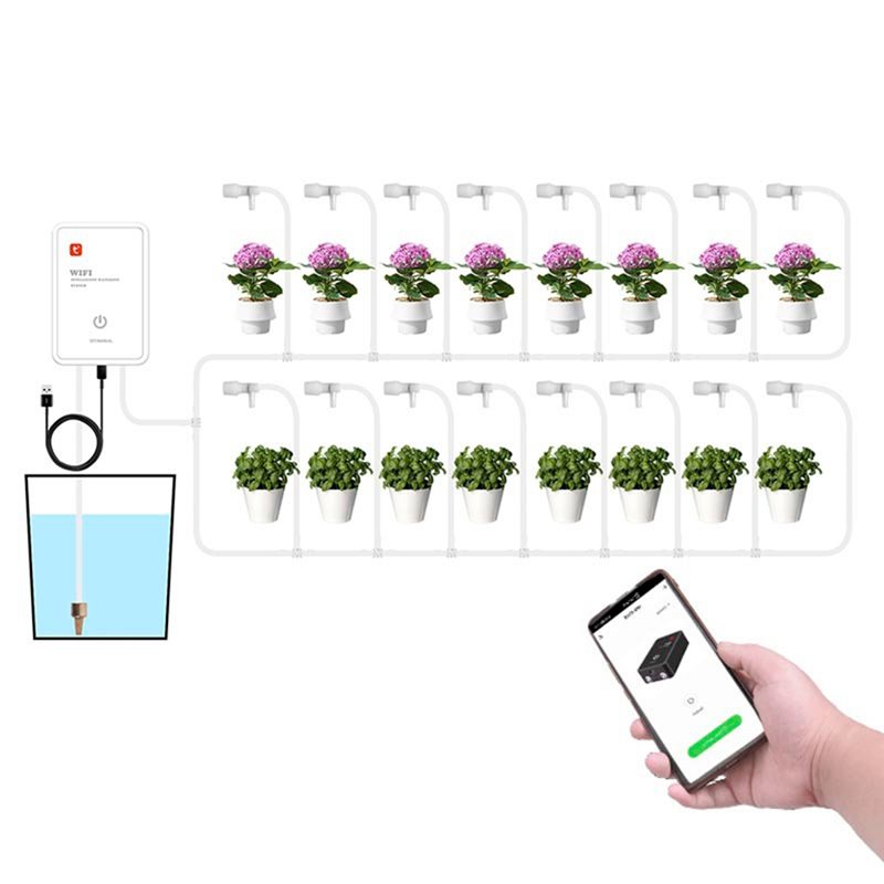 Kit Sistem Irigasi Tetes Otoma - Smart Garden Irrigation System ulasan dan harga