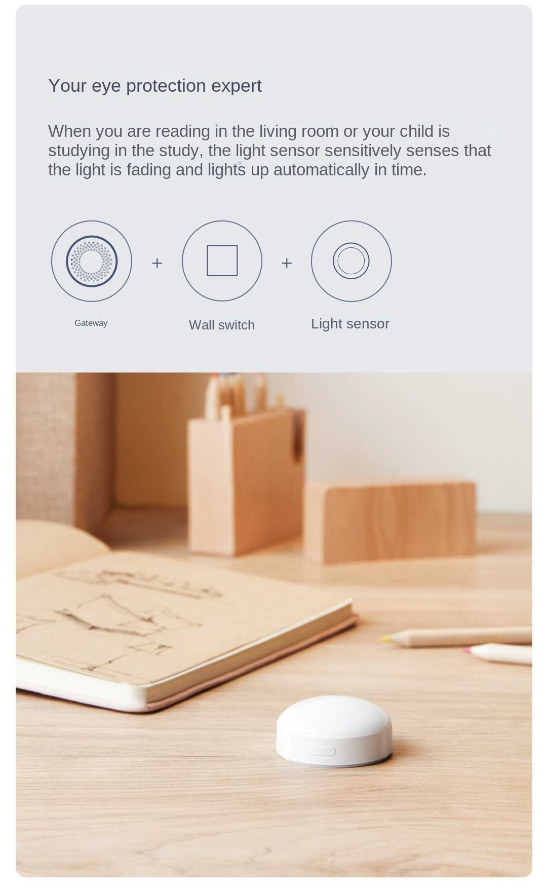 Aqara sensor cahaya T1 Zigbee  - Smart Garden Xiaomi ulasan dan harga