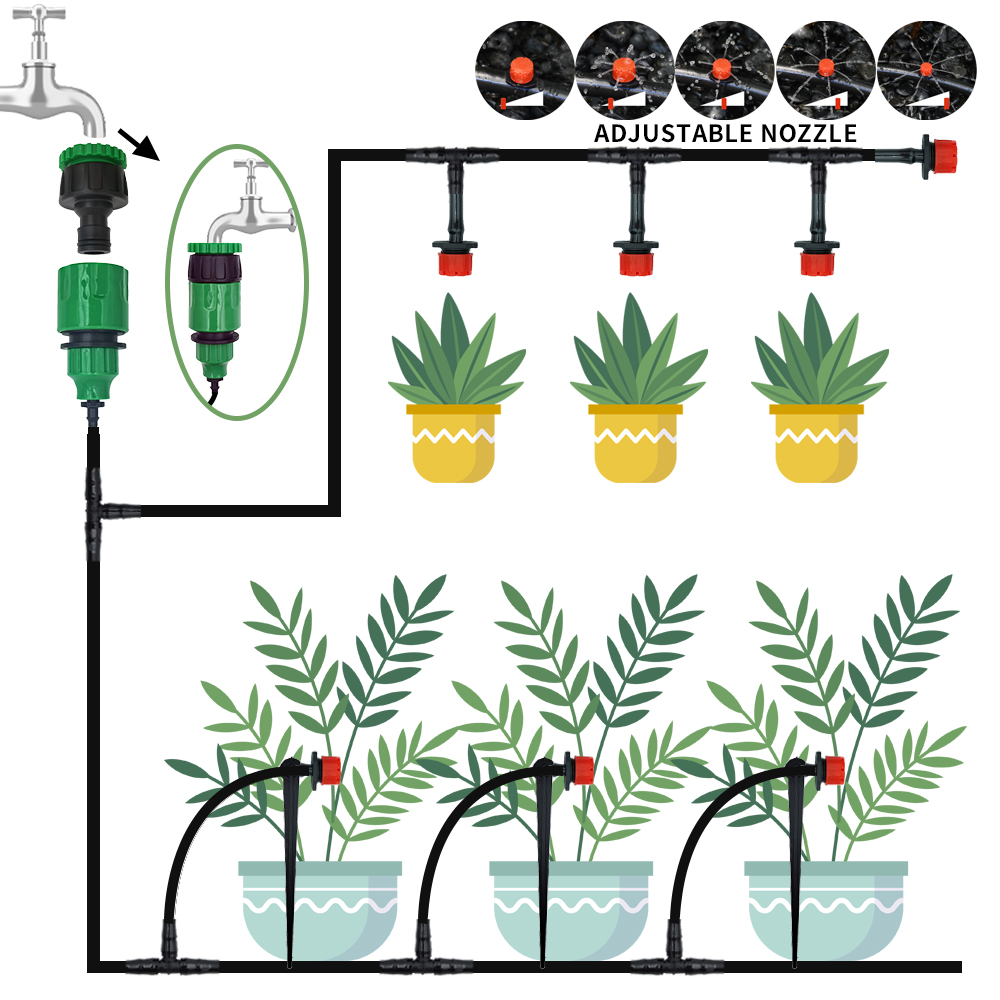 Sistem irigasi tetes mikro por - Smart Garden Hose ulasan dan harga