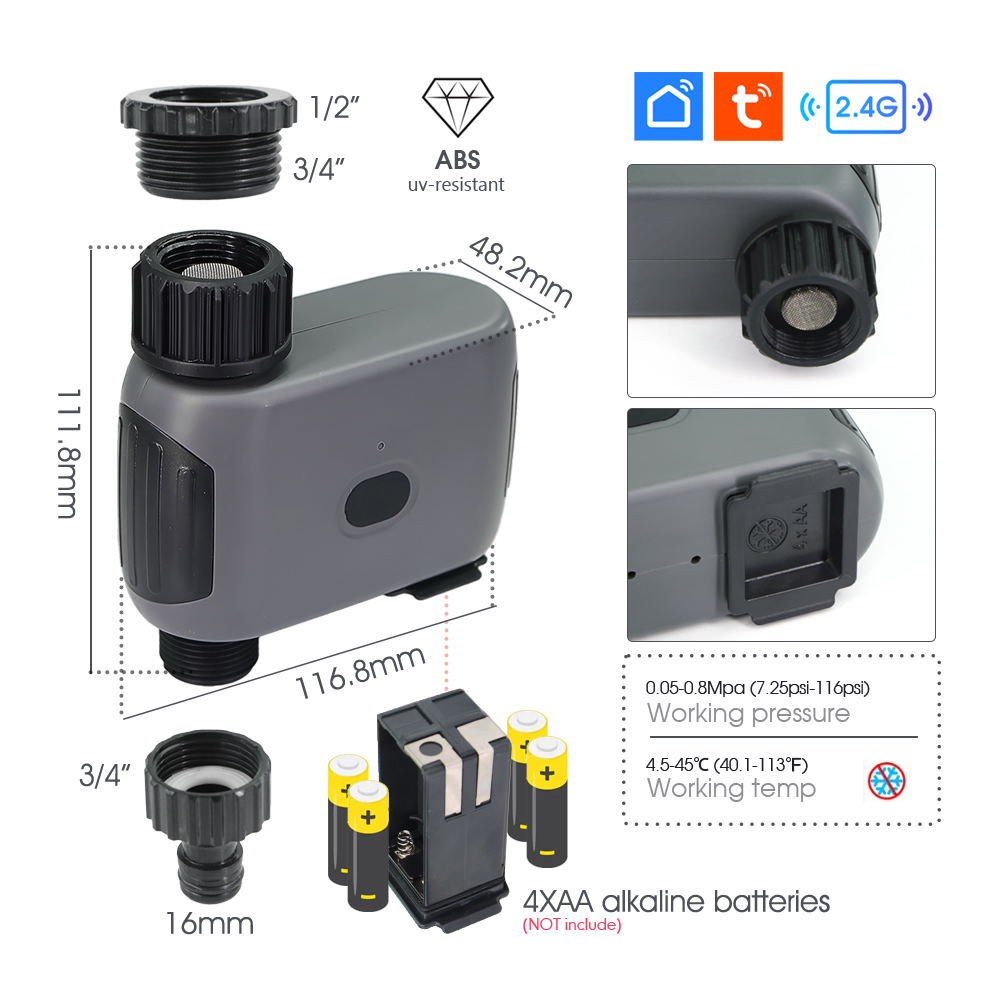 Tuya Smart Wifi Timer Sistem P - Smart Garden Irrigation System ulasan dan harga