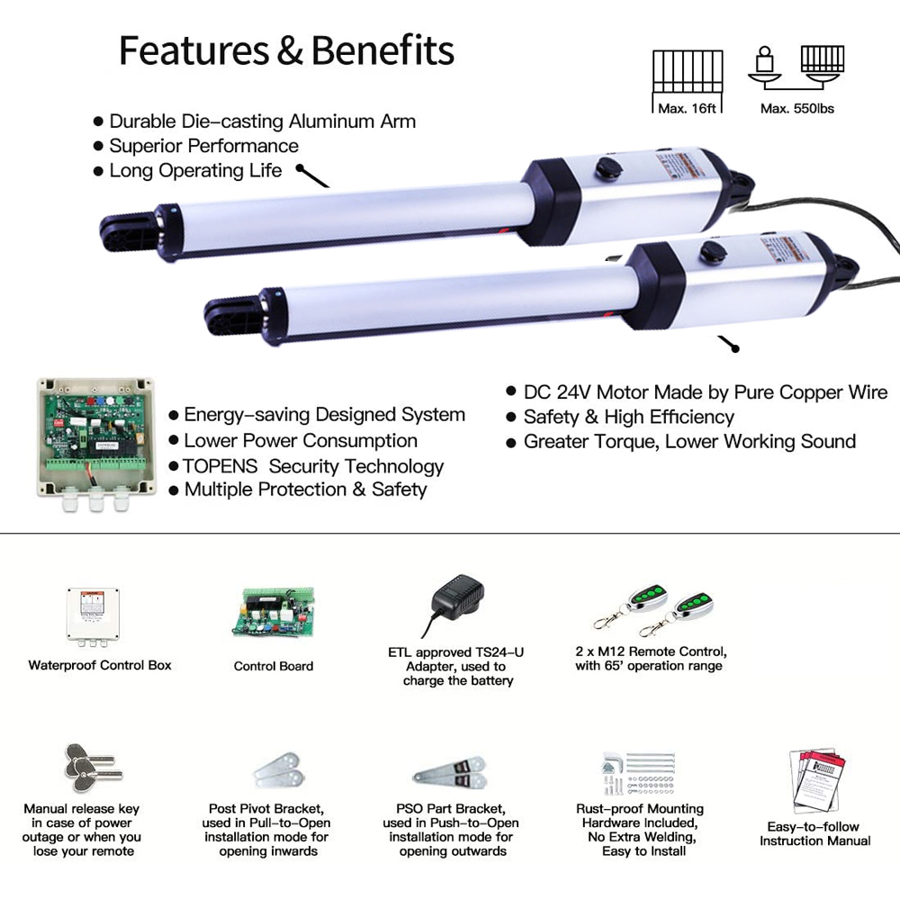 MK702 200KG Operator Gerbang A - Smart Garden Apple ulasan dan harga