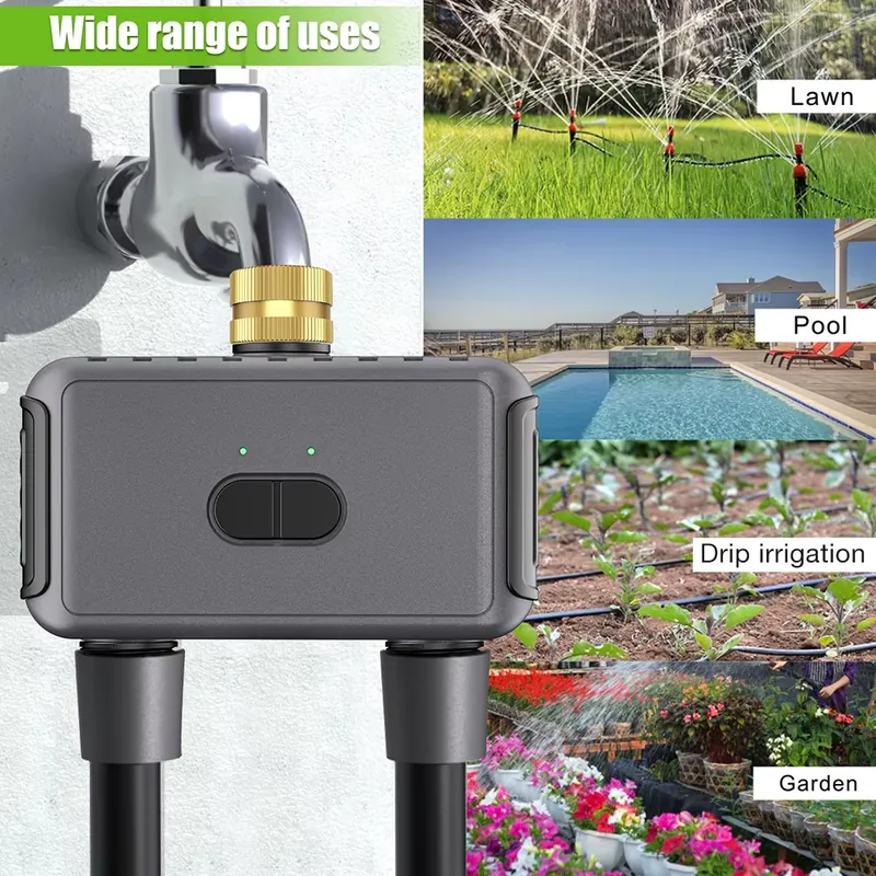 WAP01 WiFi APP Control Dual Ho - Smart Garden Irrigation System ulasan dan harga