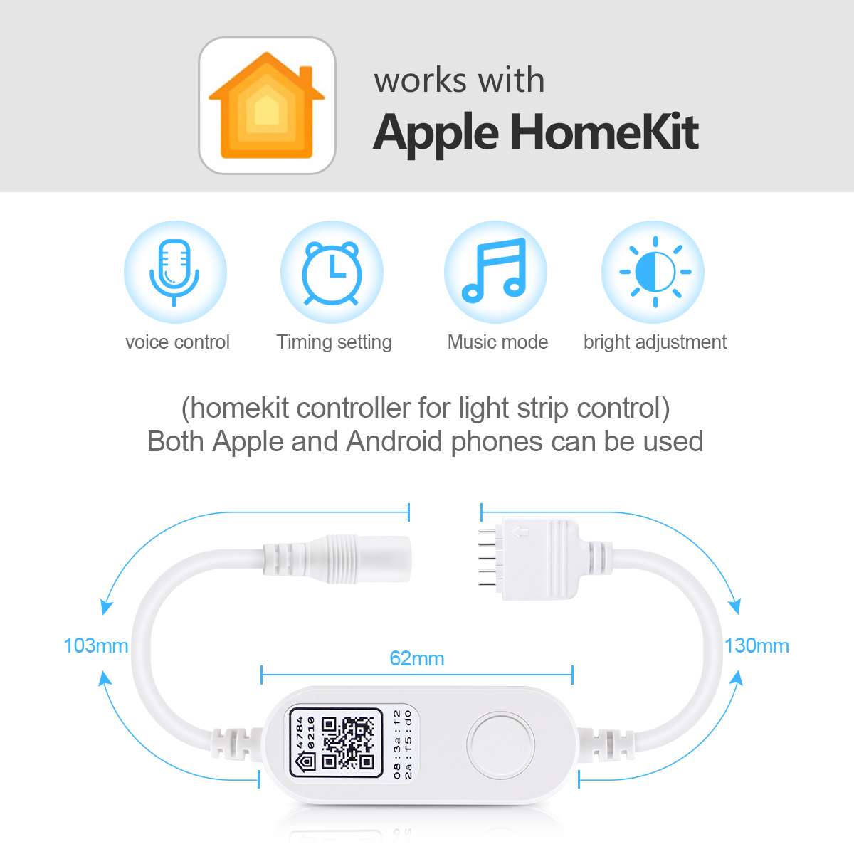 DC 12V WIFI RGBW RGBWW setrip  - Smart Garden Apple ulasan dan harga