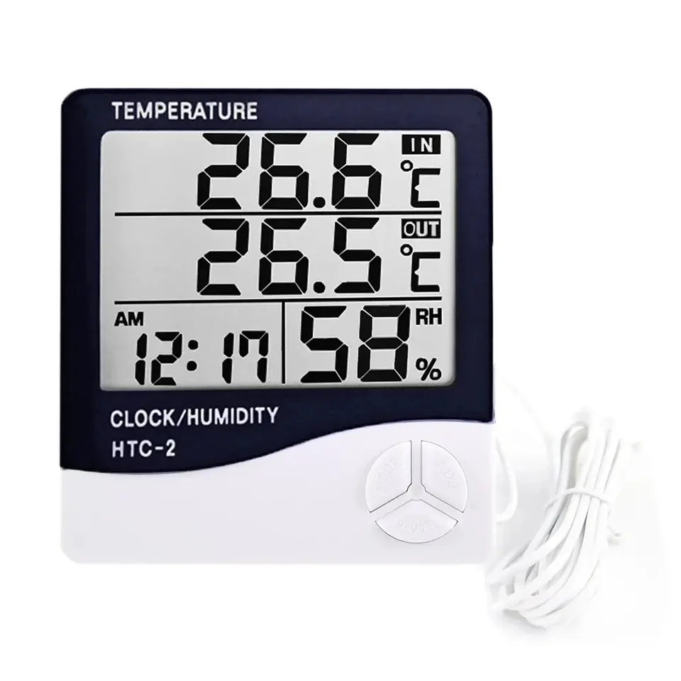 Termometer dan Higrometer Digi - Garden Weather Station ulasan dan harga