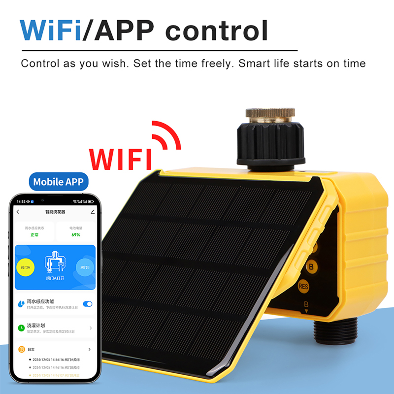 Timer Irigasi Tenaga Surya WiF - Smart Garden Irrigation System ulasan dan harga