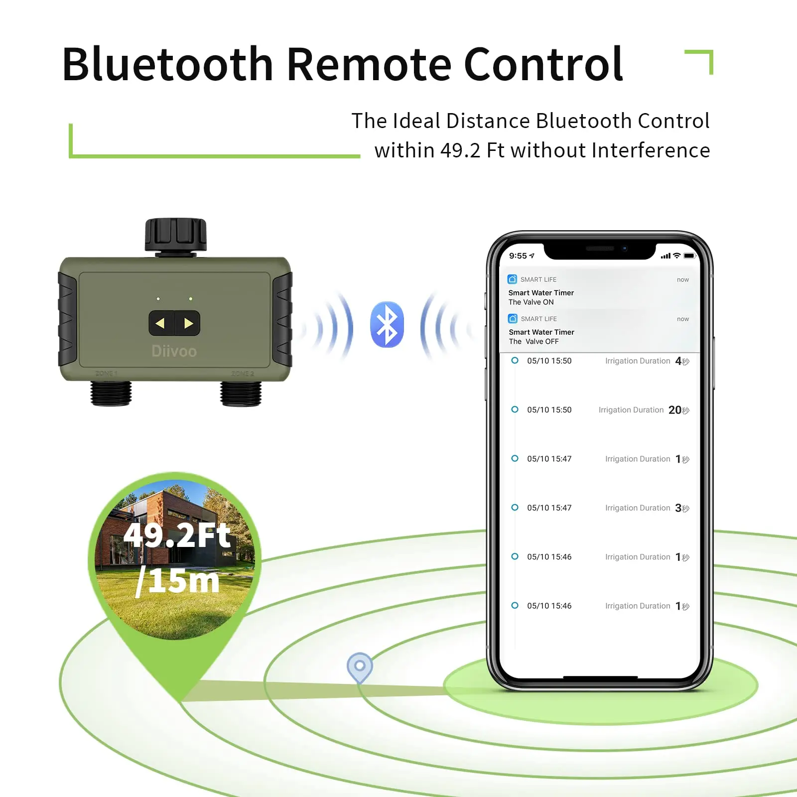 Diivoo Penyiram Otomatis denga - Smart Garden Hose ulasan dan harga