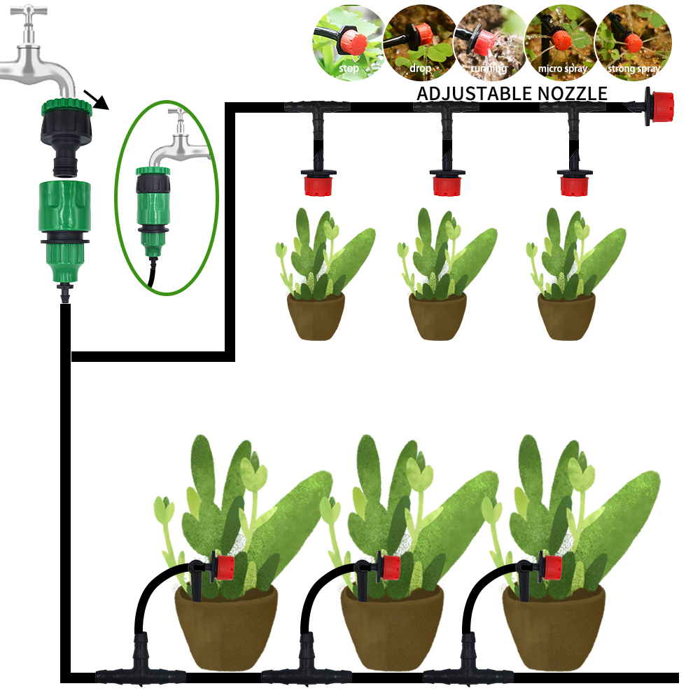 Sistem irigasi tetes mikro por - Smart Garden Hose ulasan dan harga